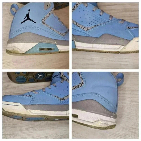 Jordan SC-2011 Vintage Flight Baby Blue White Collectible Sneakers Men's 9.5 - Picture 13 of 16